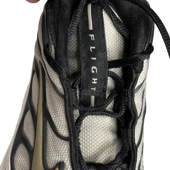 Nike Air Flight Determination Sneakers Mens Size 12.5 Lace Up White Black Rare - Picture 8 of 16